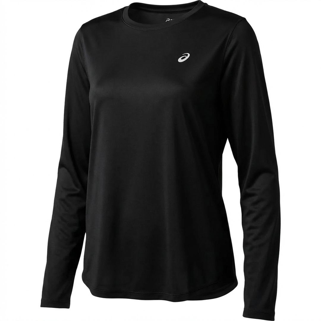 Asics Core LS Top Bekleidung Damen schwarz XS