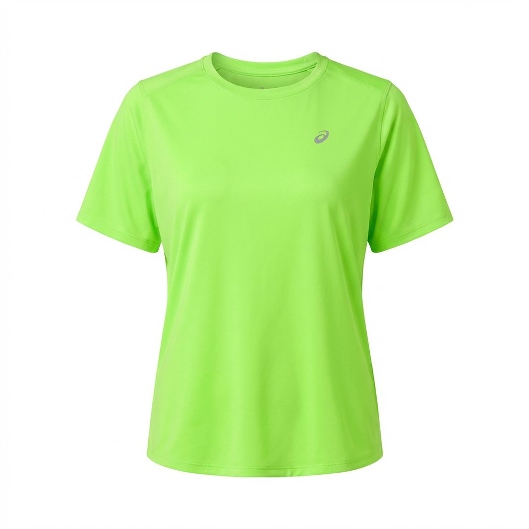 Asics Core SS Top Bekleidung Damen grün XS