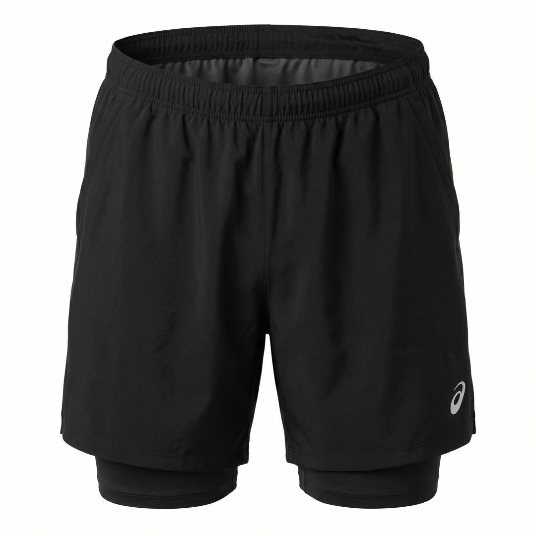 Asics Road 2-N-1 5In Short Bekleidung Herren schwarz XL