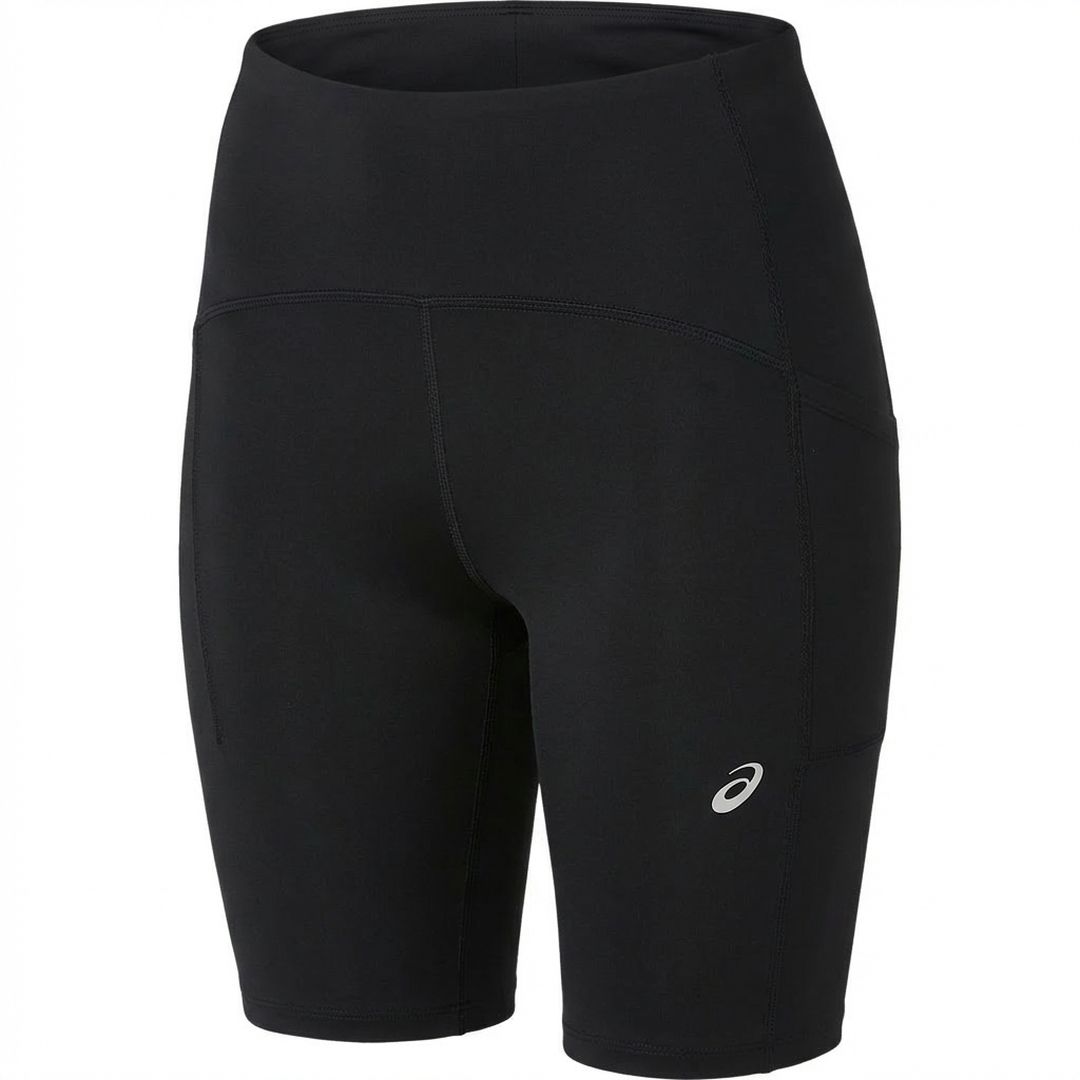 Asics Road High Waist 8in Sprinter Bekleidung Damen schwarz XS