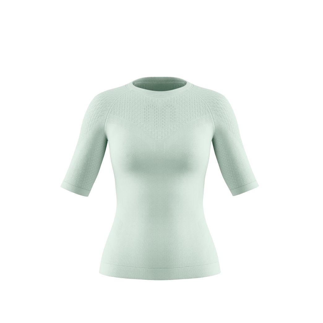 Bauerfeind Sports Compression Shirt Short Sleeve Bekleidung Damen türkis L