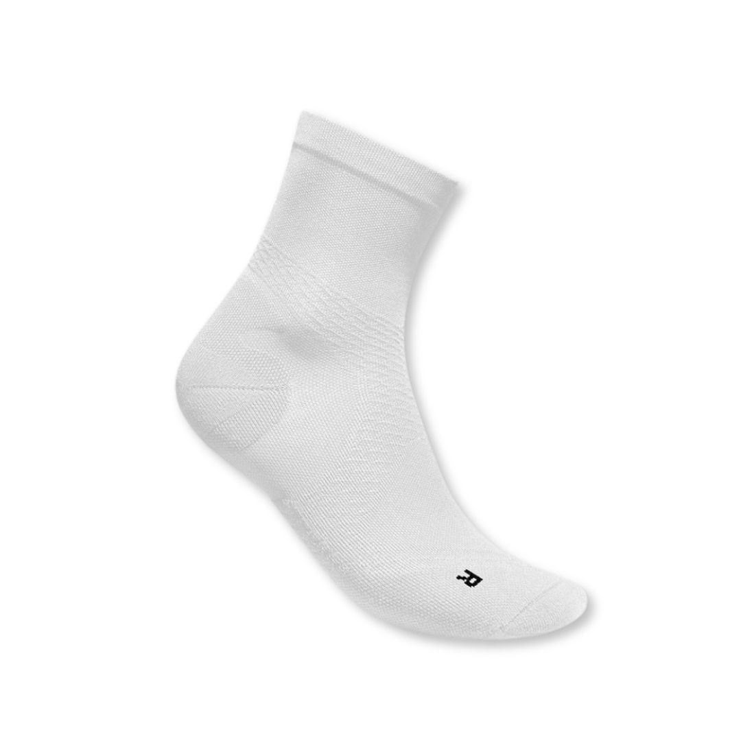 Bauerfeind Sports Run Ultralight Mid Cut Socks Bekleidung Herren weiß M