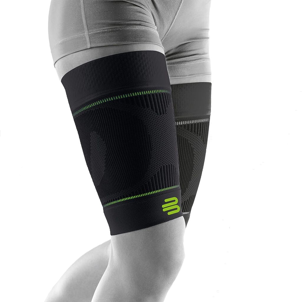 Bauerfeind Sports Compression Sleeves Upper Leg - kurz Bekleidung Unisex schwarz S