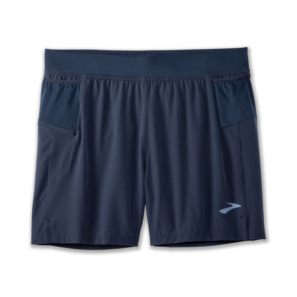 Brooks Sherpa 5" 2-in-1 Short Bekleidung Herren blau xxl