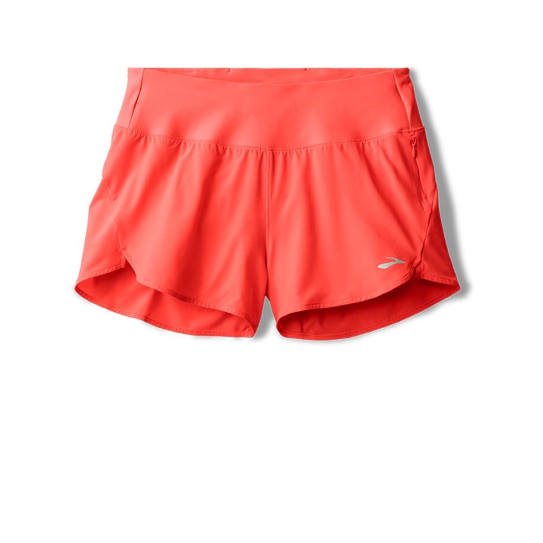 Brooks Chaser 3" Short 2.0 Bekleidung Damen orange M