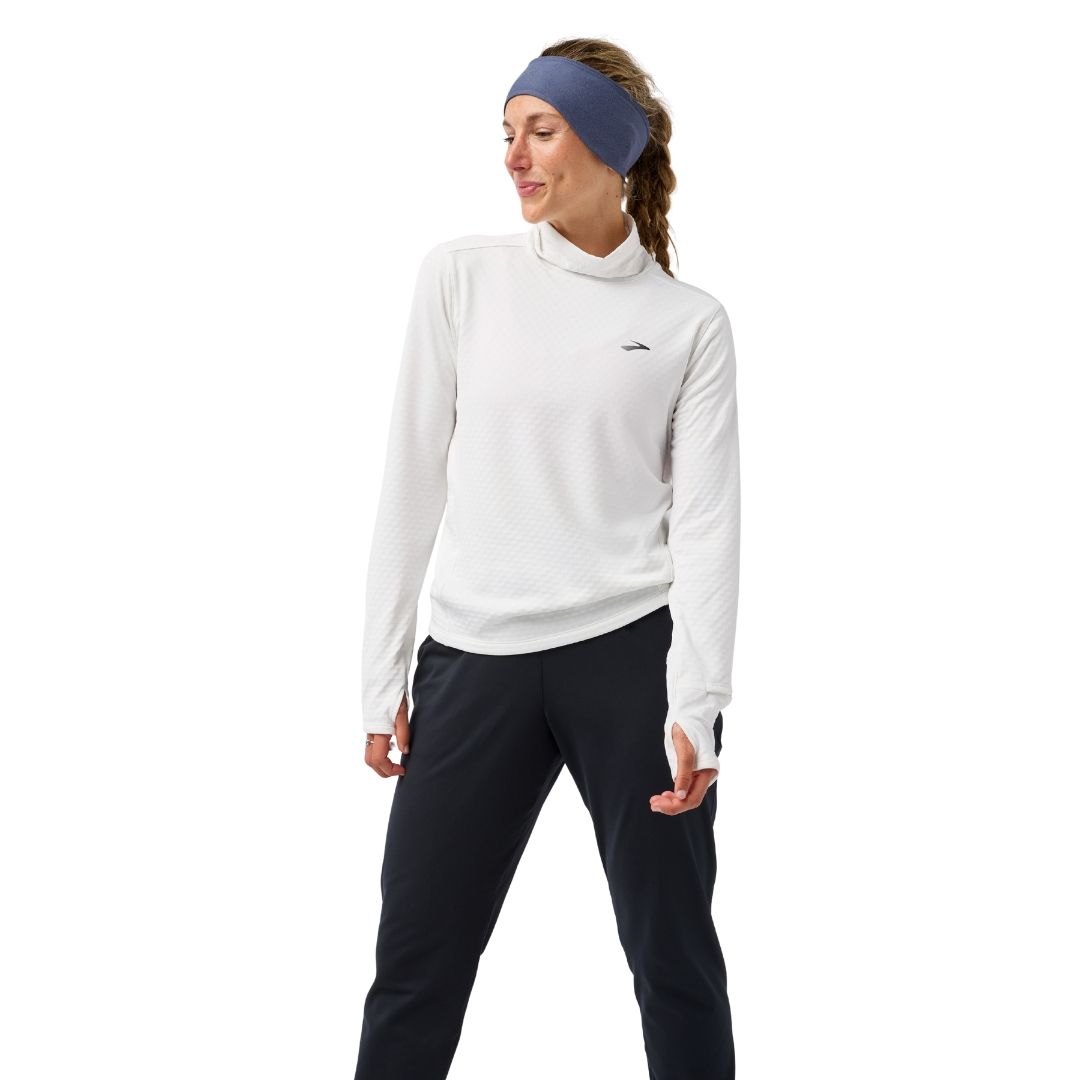 Brooks Notch Thermal Long Sleeve 3.0 Bekleidung Damen weiß S