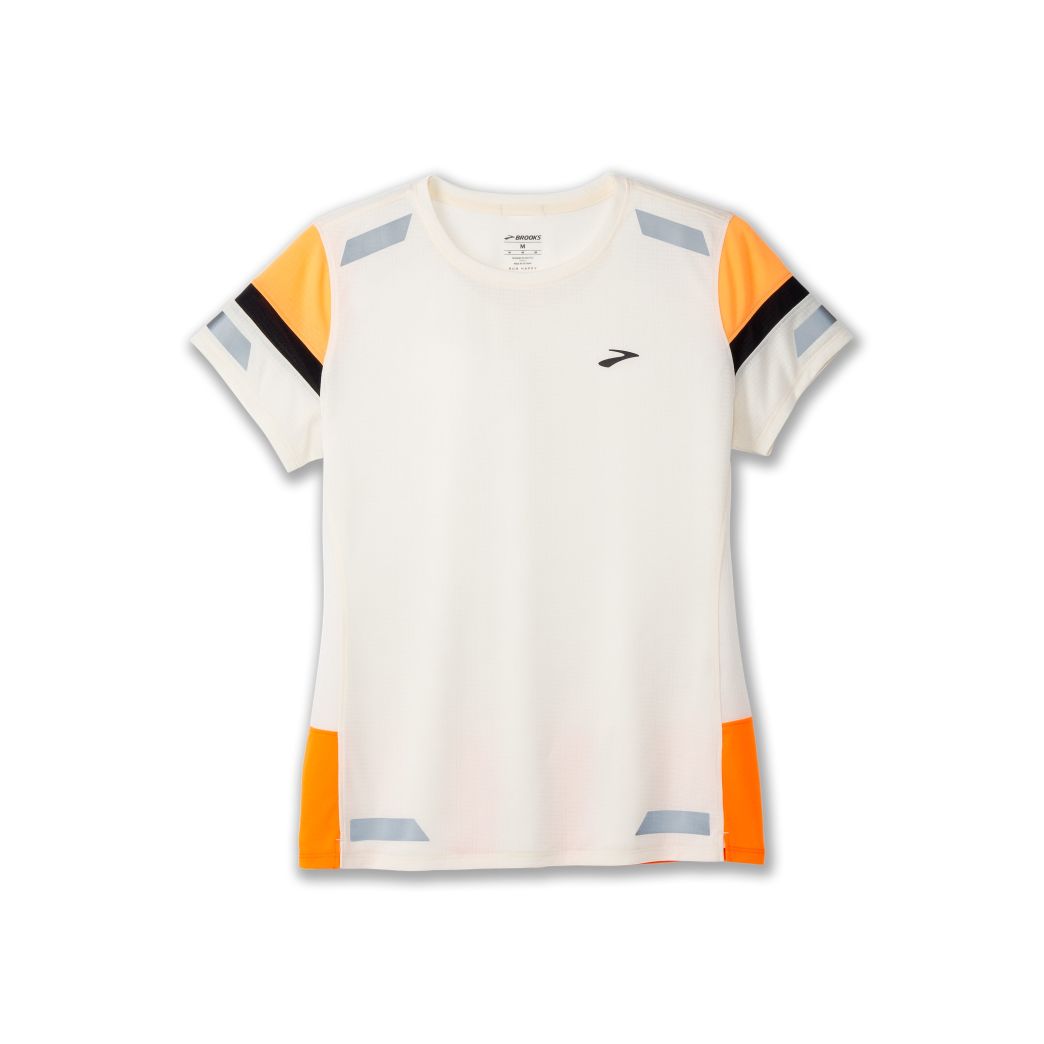 Brooks Run Visible Short Sleeve 2.0 Bekleidung Damen bunt XS