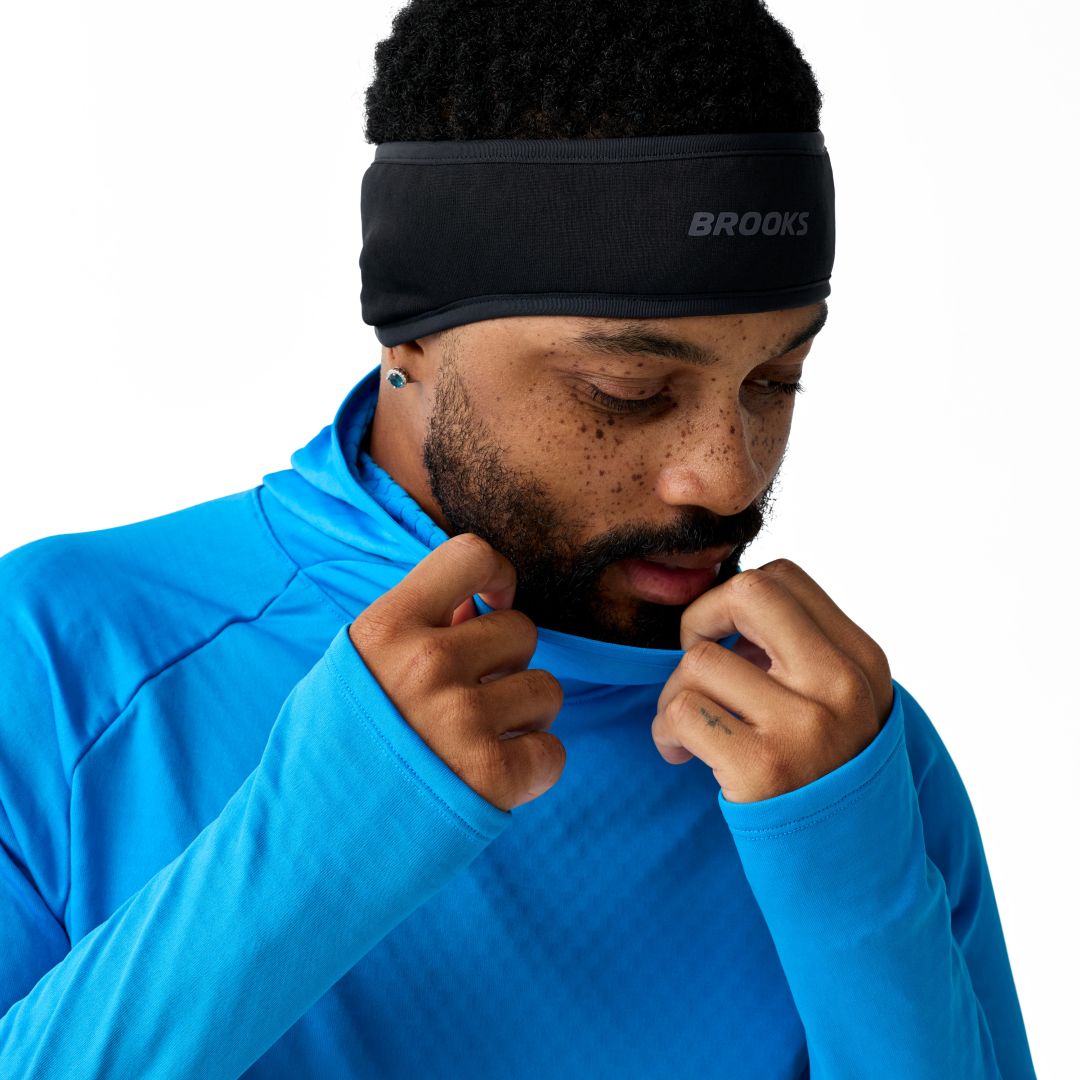 Brooks Momentum Thermal Headband Bekleidung Unisex black