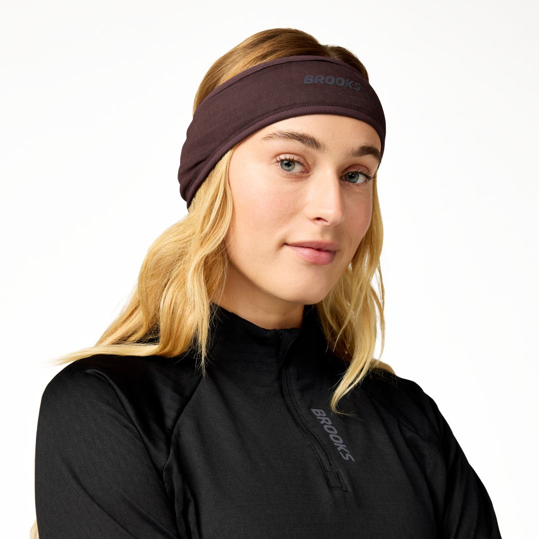 Brooks Momentum Thermal Headband Bekleidung Unisex brown