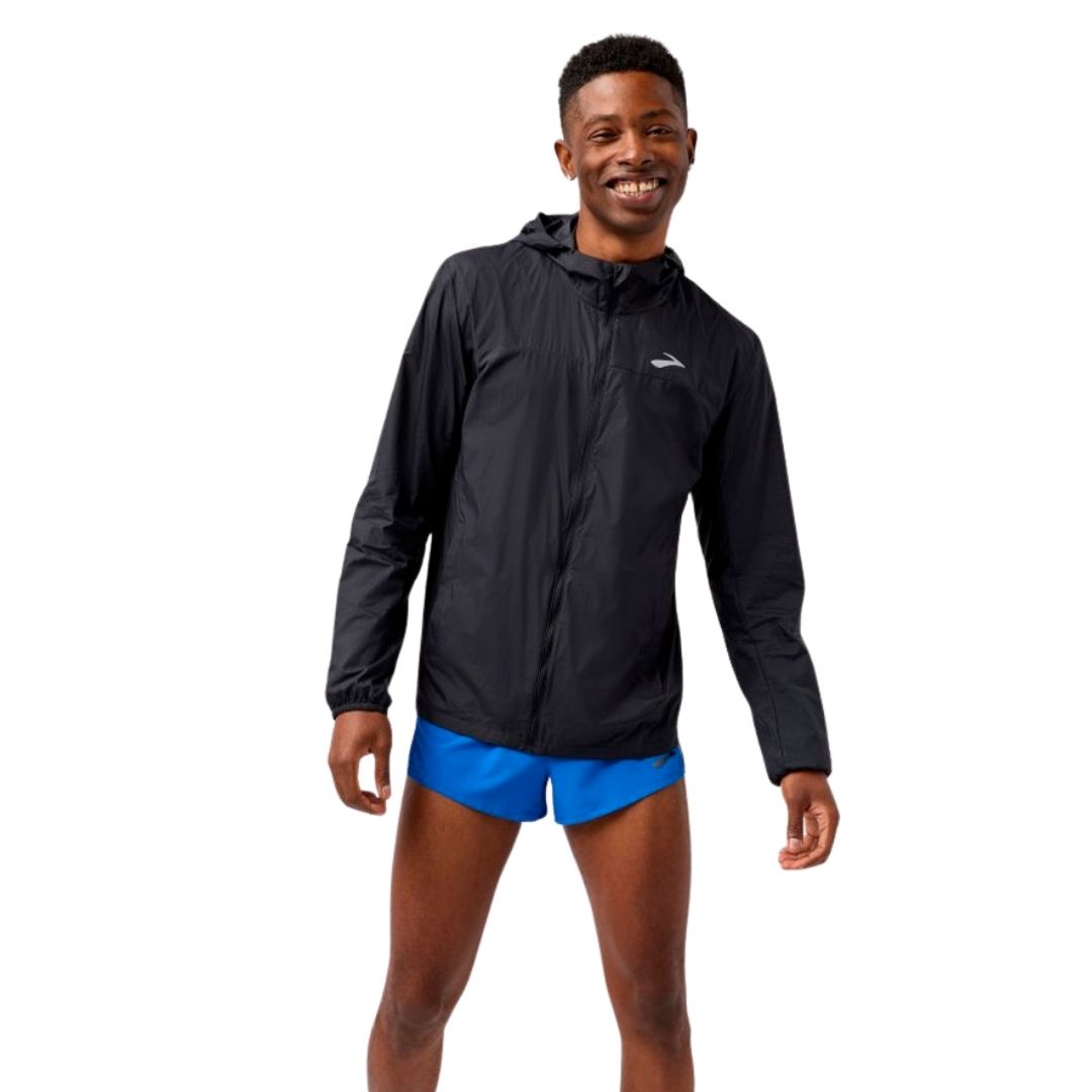 Brooks Canopy Packable Jacket Bekleidung Herren schwarz S