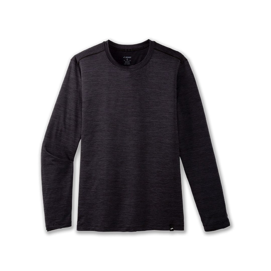 Brooks Luxe Long Sleeve Bekleidung Herren schwarz M