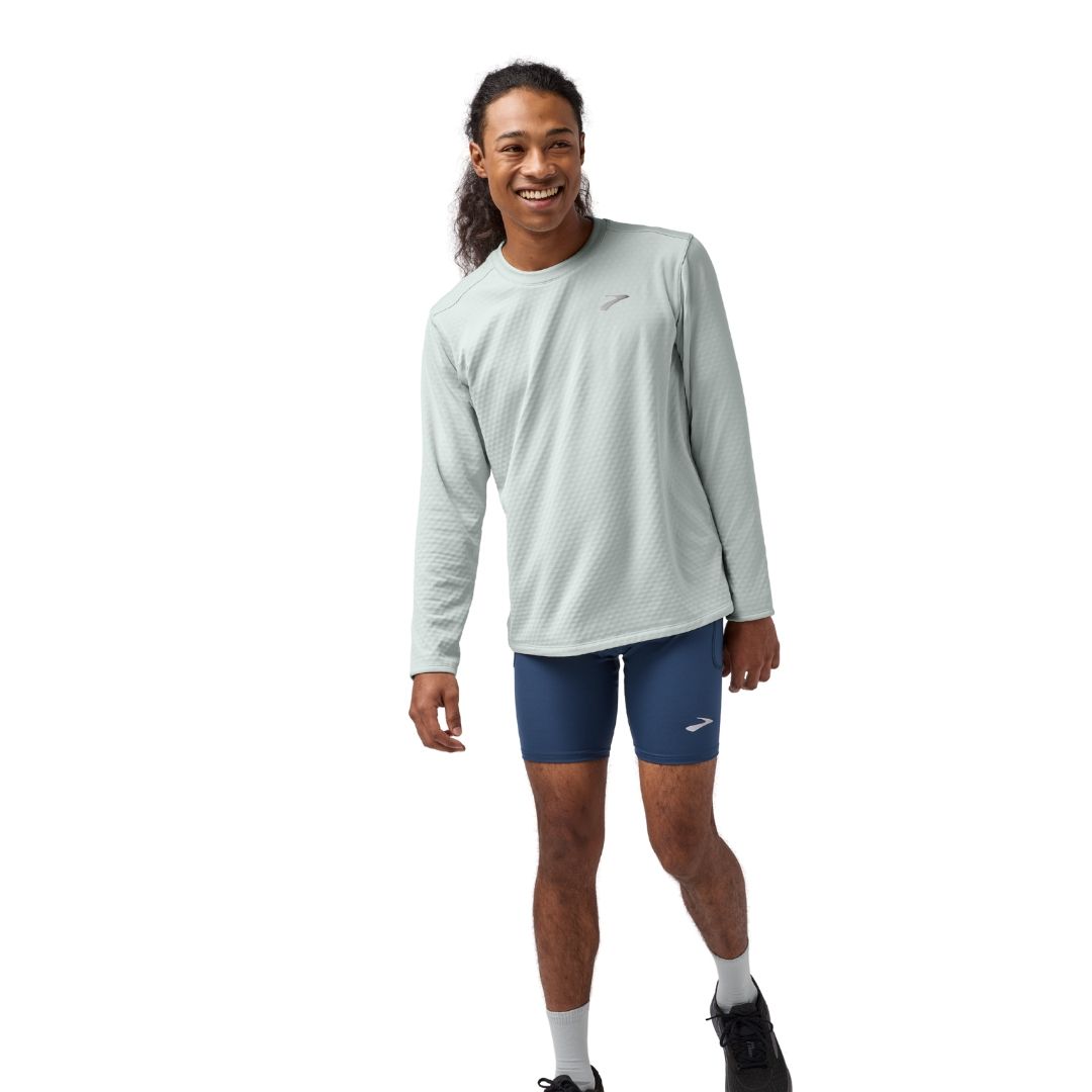 Brooks Notch Thermal Long Sleeve 3.0 Bekleidung Herren weiß M