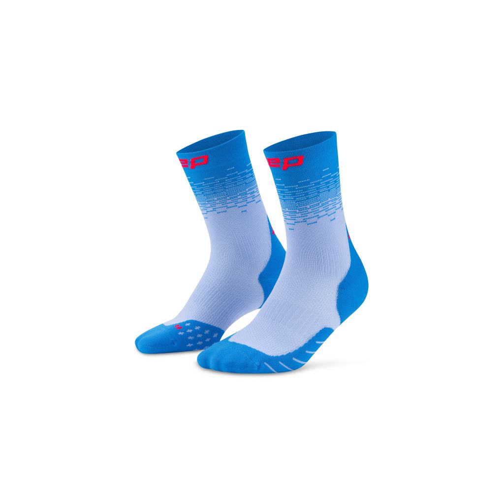 Cep Run Edt. Fade Mid Cut Socks Bekleidung Damen blau M