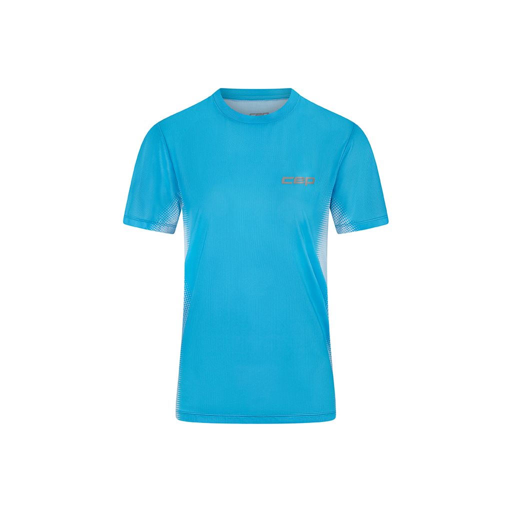 Cep Core Run Shirt Short Sleeve Bekleidung Damen blau M
