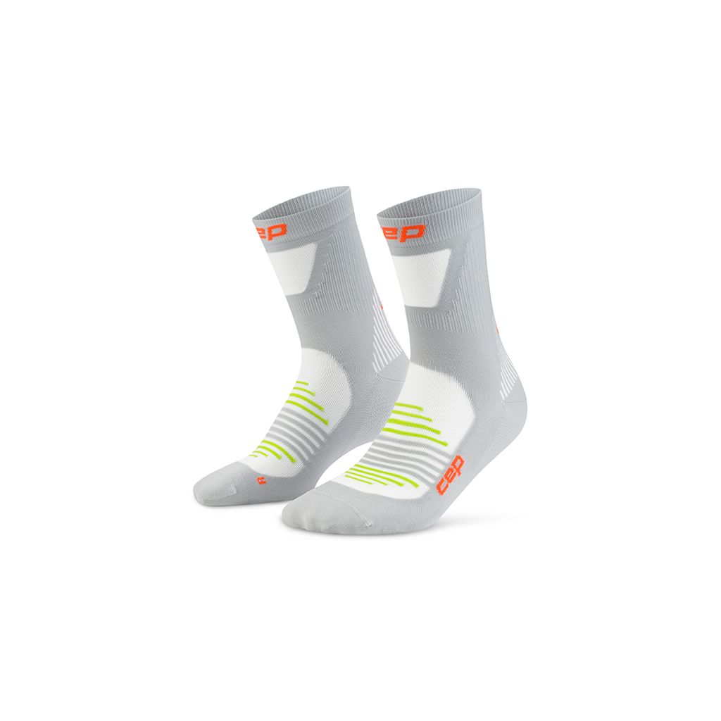 Cep Pro Run Ultralight Mid Cut Socks Bekleidung Damen grau M