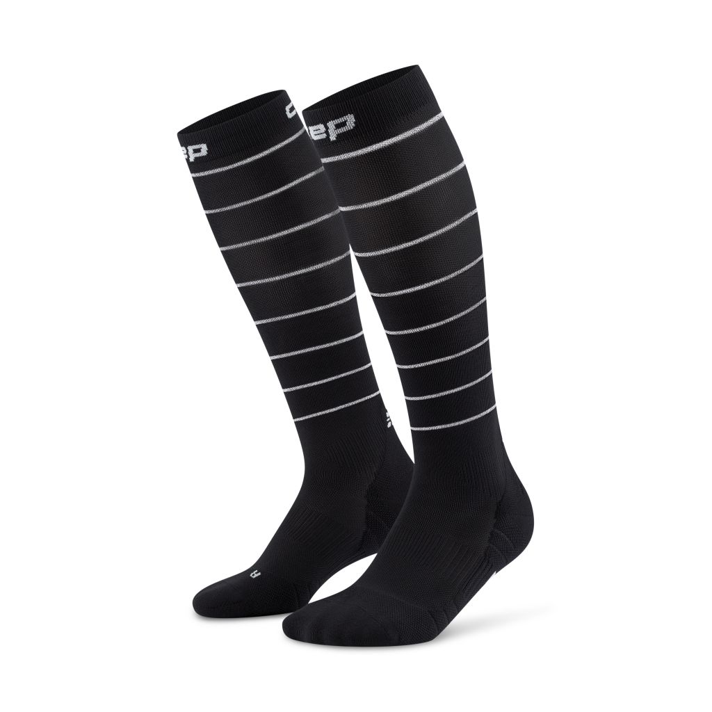 Cep Pro Run Reflective Tall Socks Bekleidung Herren schwarz L