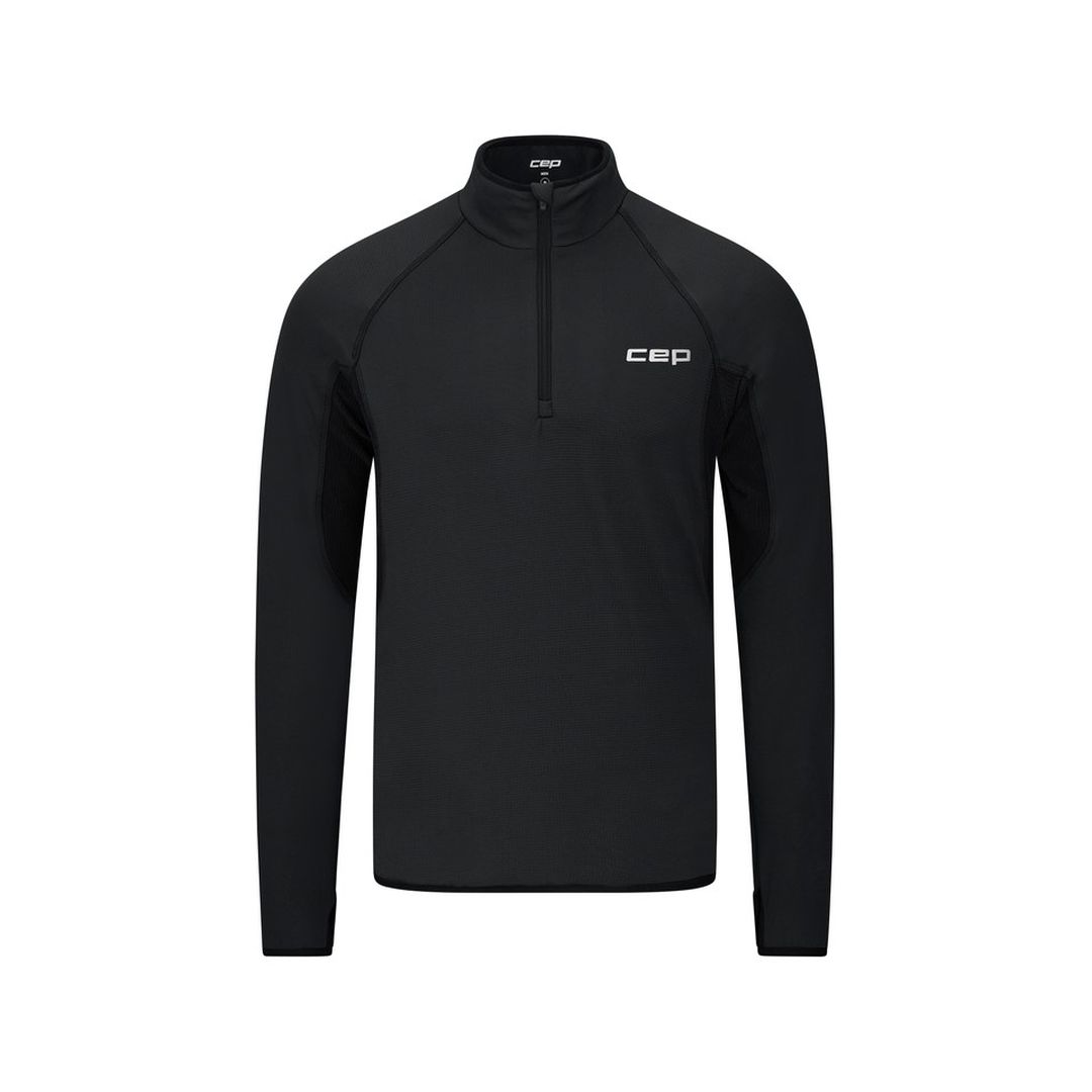 Cep Core Run Thermal Zip Shirt Long Sleeve Bekleidung Herren schwarz M