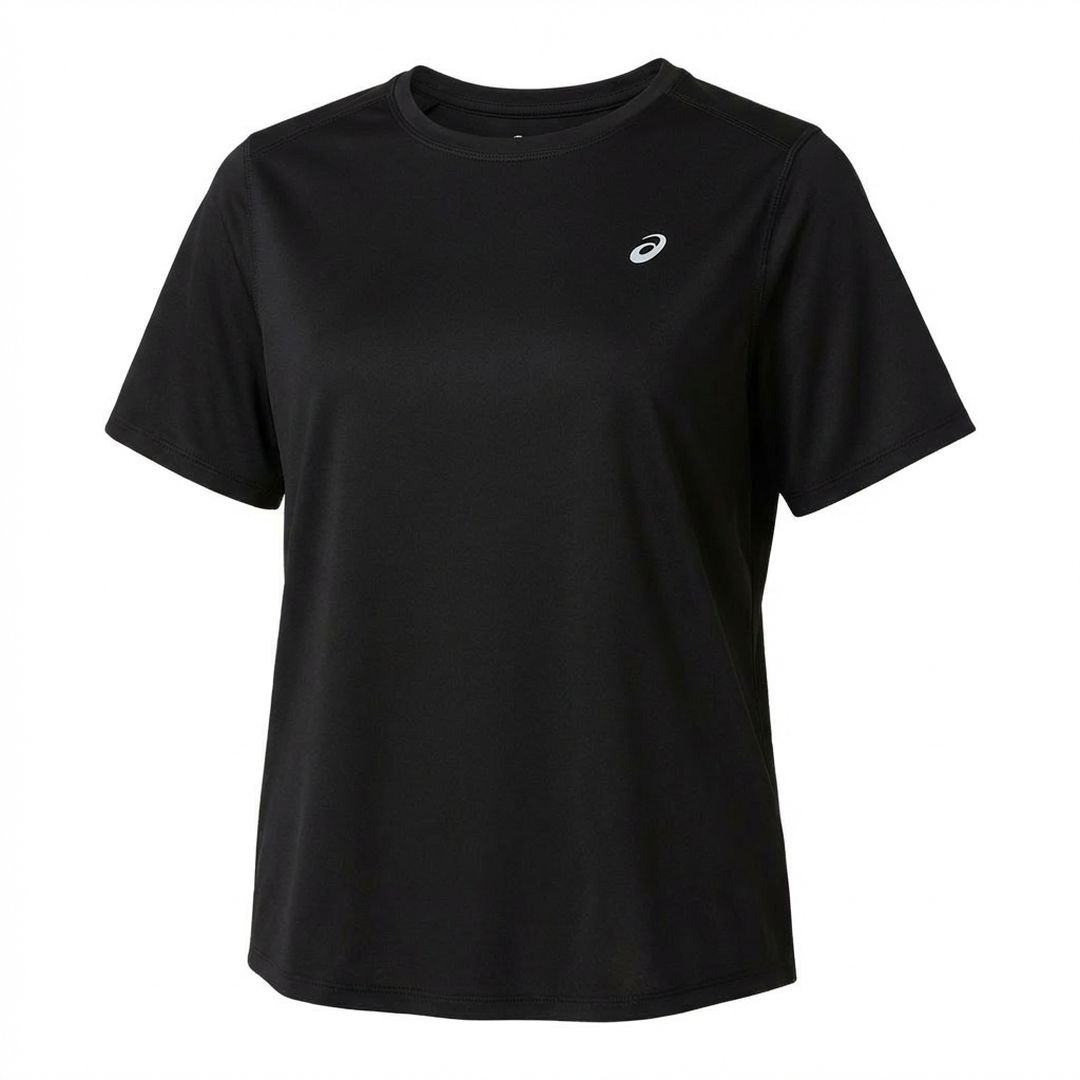 Asics Core SS Top Bekleidung Damen schwarz XS