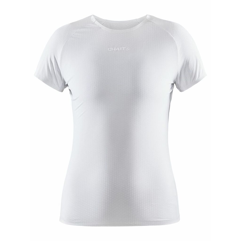 Craft Pro Dry Nanoweight SS Bekleidung Damen weiß XS