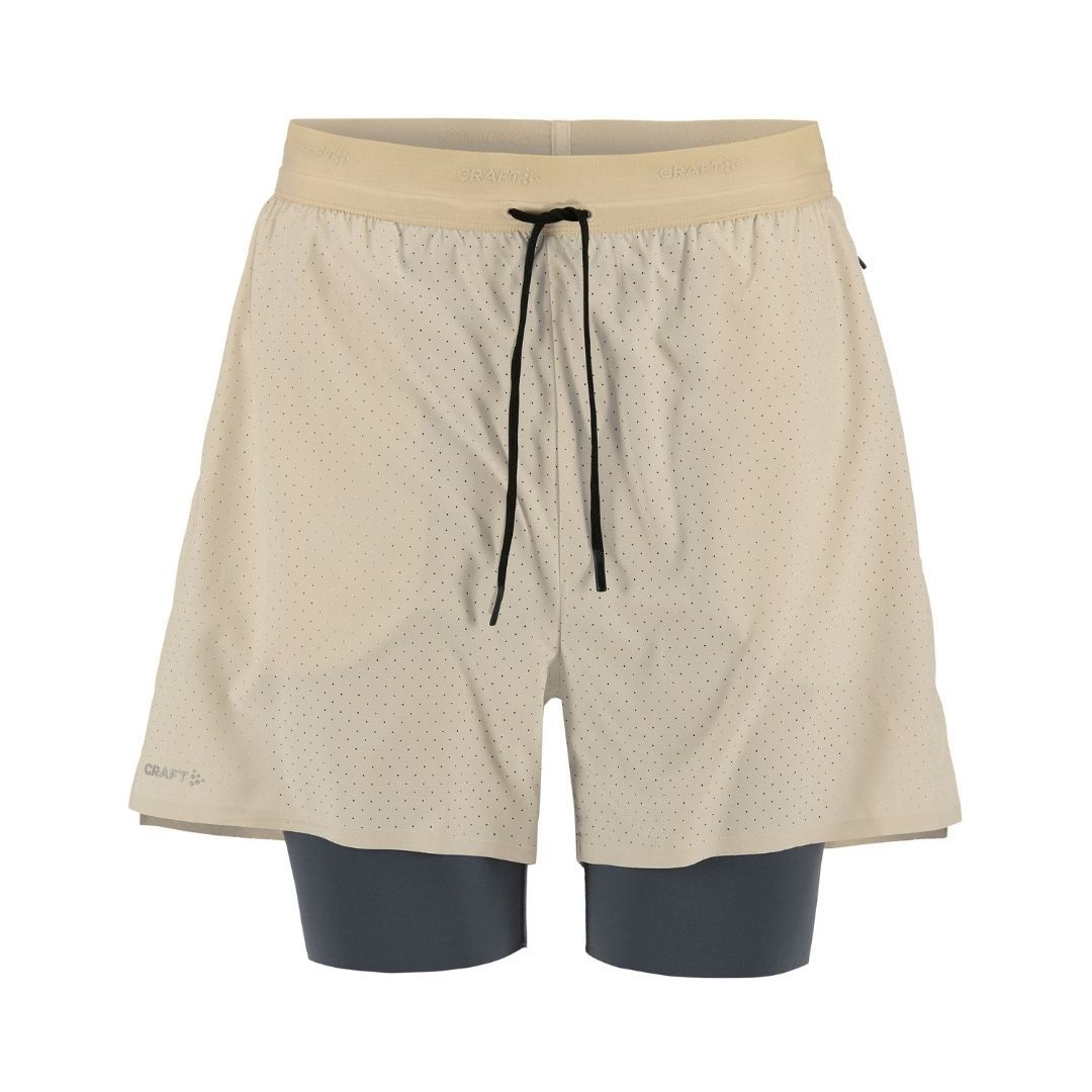 Craft Hypervent 2-In-1 Shorts Bekleidung Herren beige M