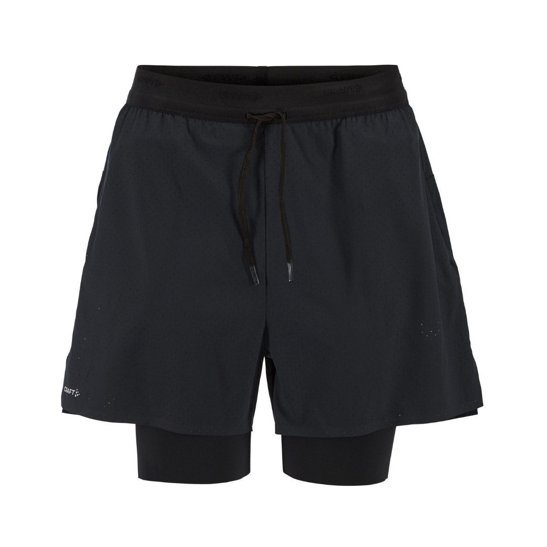 Craft Hypervent 2-In-1 Shorts Bekleidung Herren schwarz XL