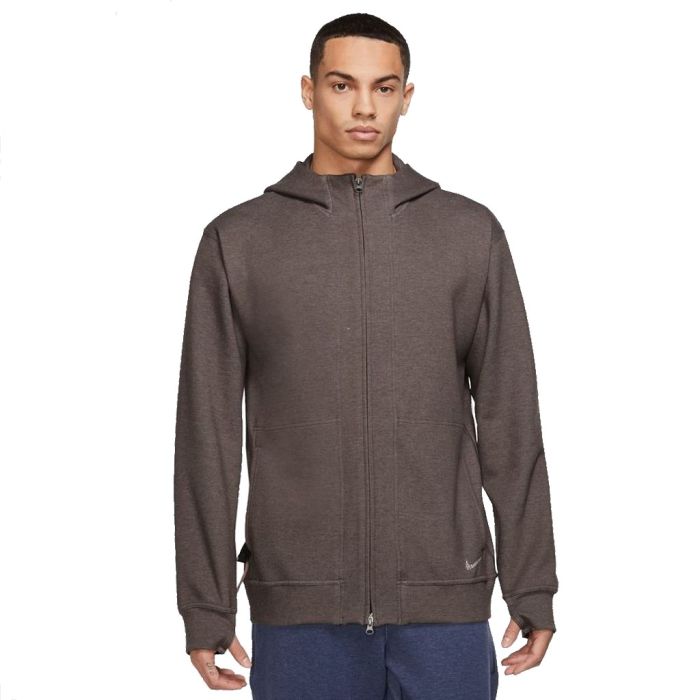 Yoga Dri-FIT Fleece Full-Zip Hoodie grau | Shirts - Shop4Runners
