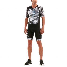 Compression Full Zip Sleeved Trisuit