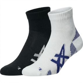 2 Pack Cushioned Run Quarter Sock
