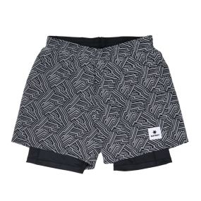 Reflective Pace 2 in 1 Shorts 5''