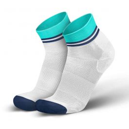 Stripes Short Cyan Triathlon Socks