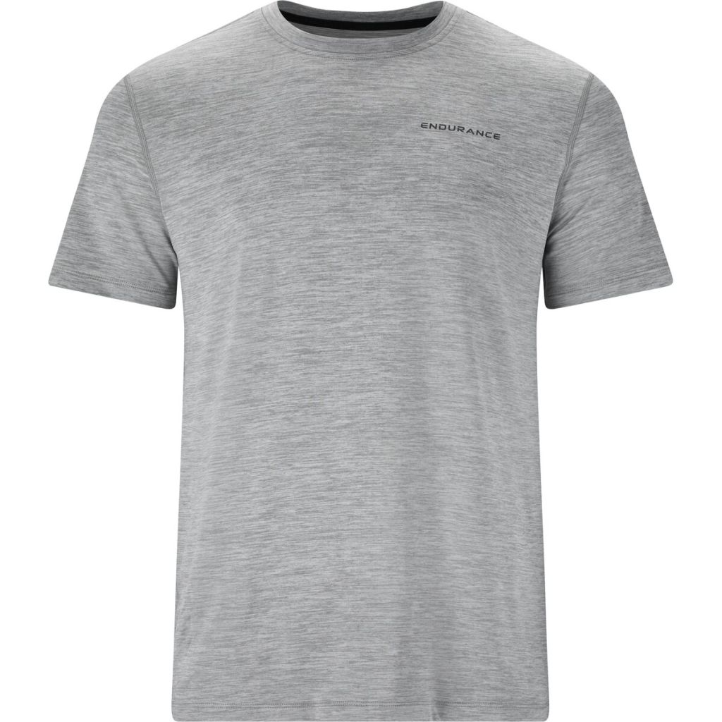 Endurance Abdon Melange S/S Tee Bekleidung Herren grau S