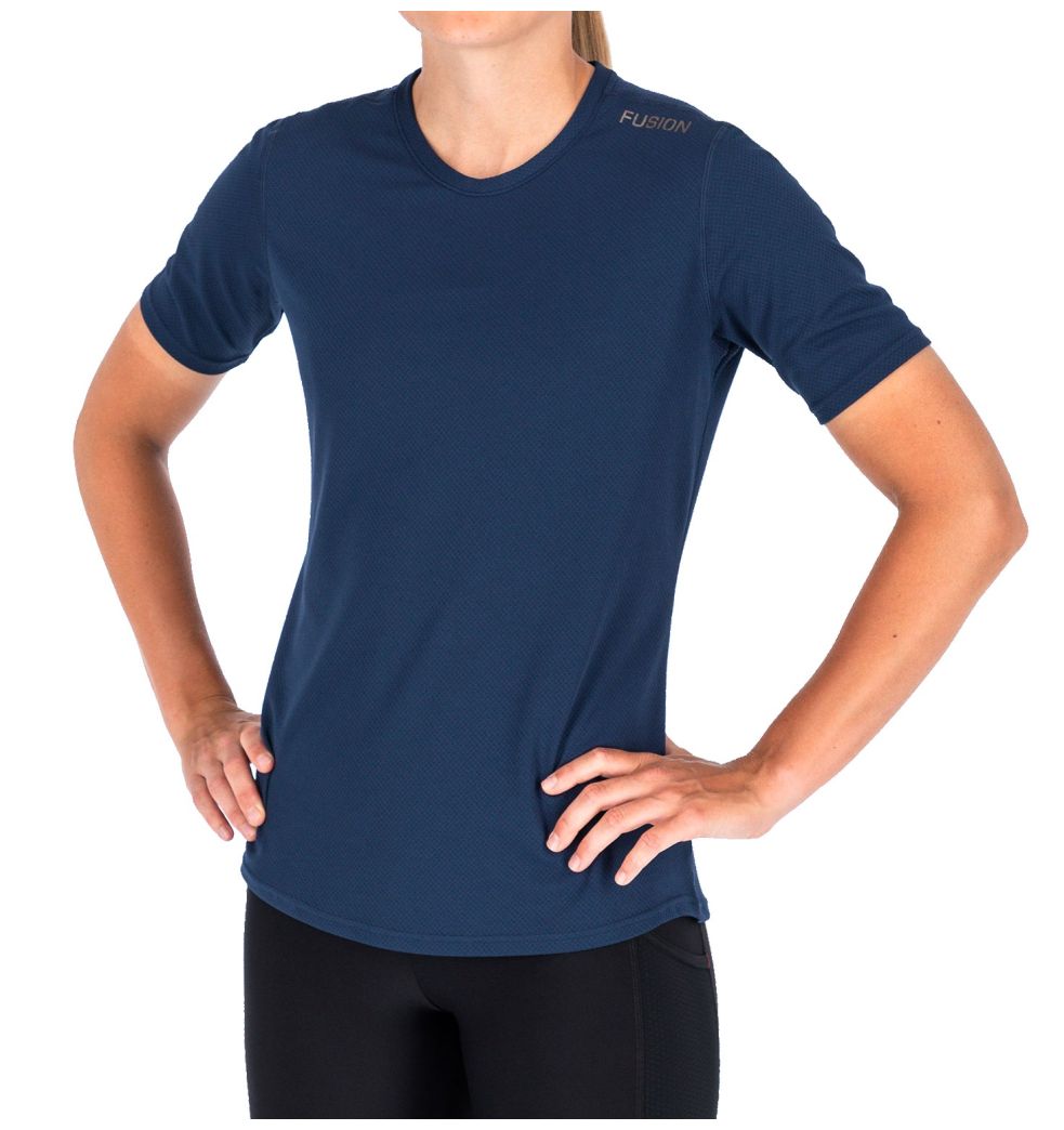 Fusion Nova T-Shirt Bekleidung Damen blau S