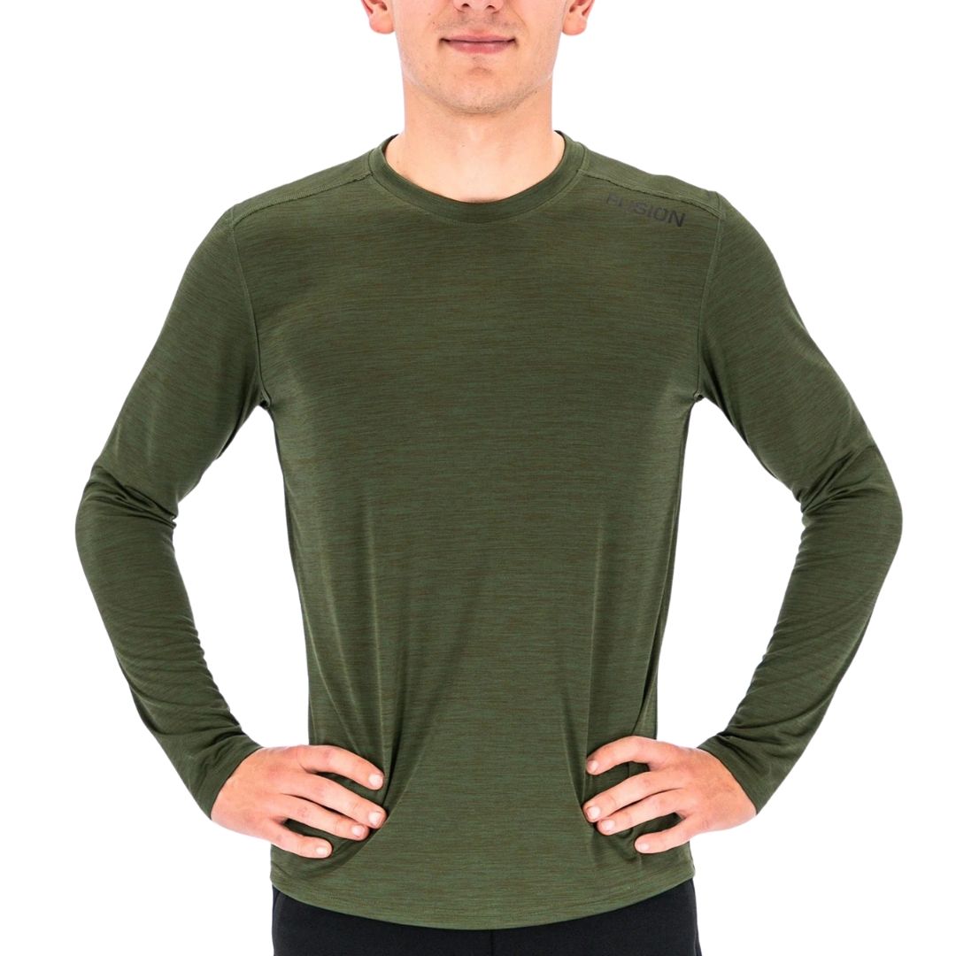 Fusion C3 LS Shirt Bekleidung Herren grün xxl