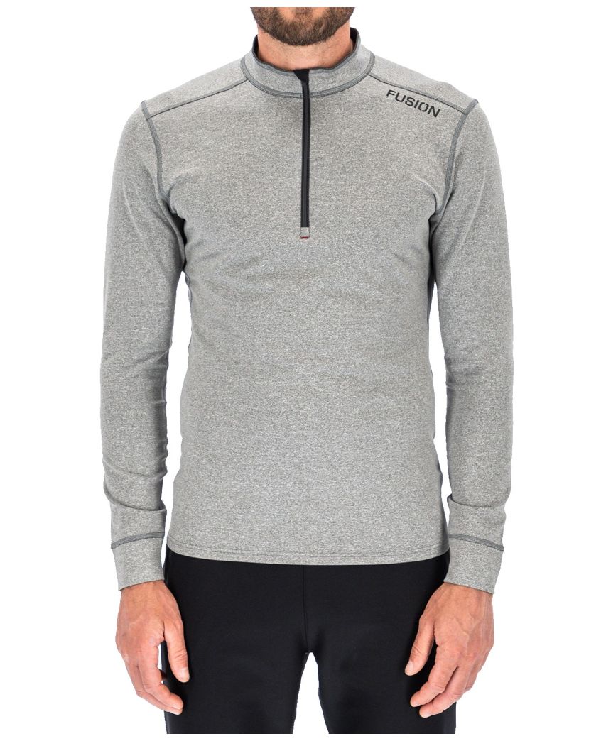 Fusion C3 Zip Neck Bekleidung Herren grau XL