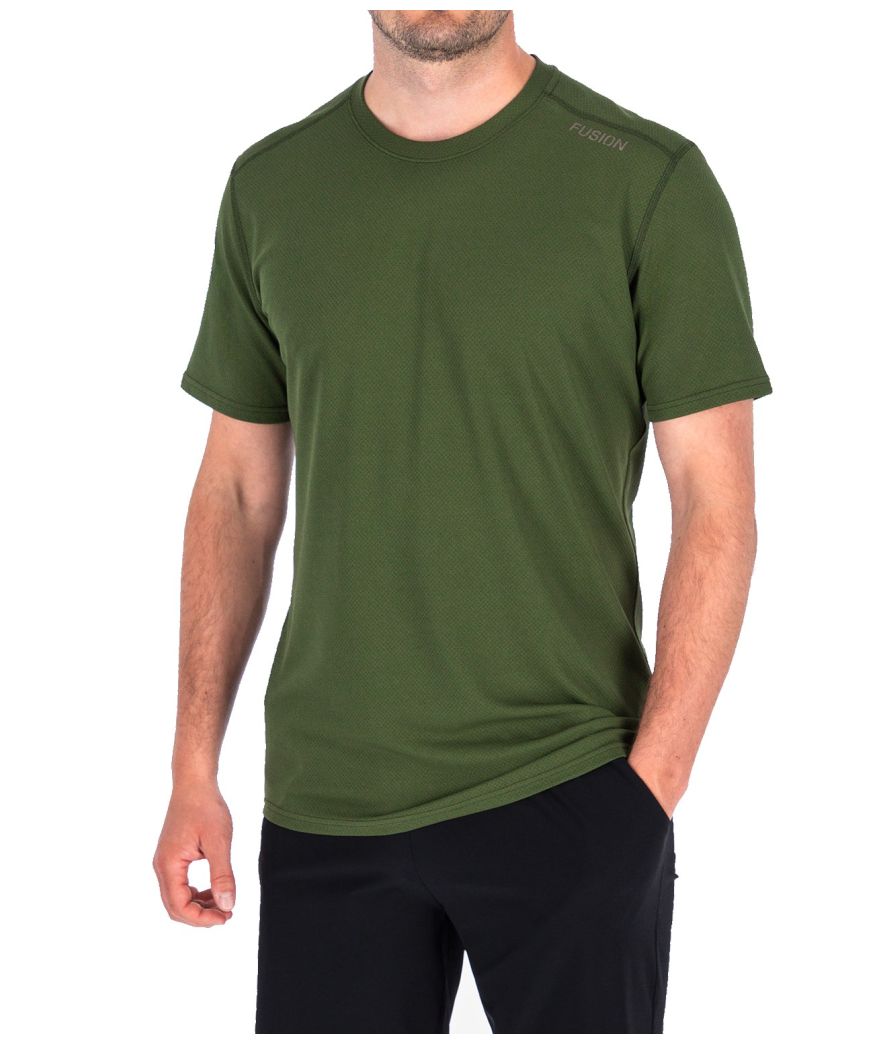 Fusion Nova T-Shirt Bekleidung Herren grün L