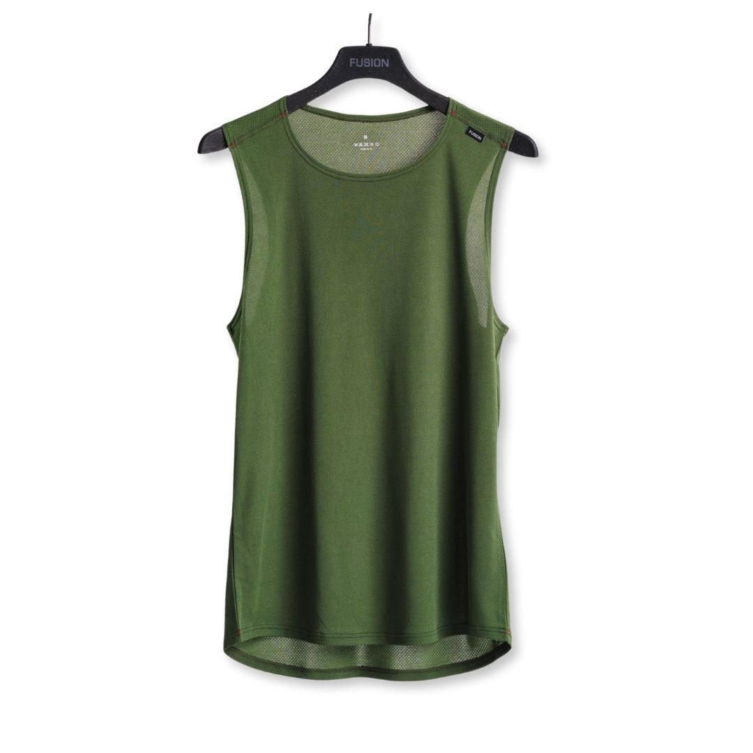Fusion Run Singlet Bekleidung Herren grün XL
