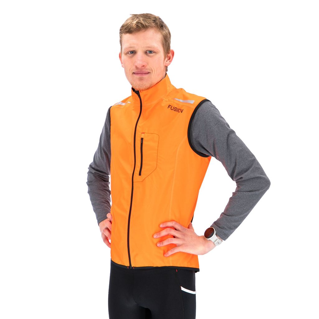 Fusion S1 Run Vest Bekleidung Herren orange L