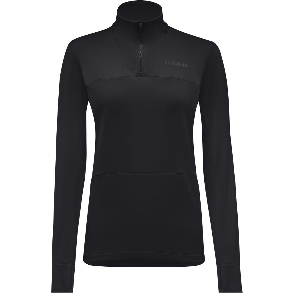 Gore Training Thermo 1/4-Zip Bekleidung Damen schwarz M