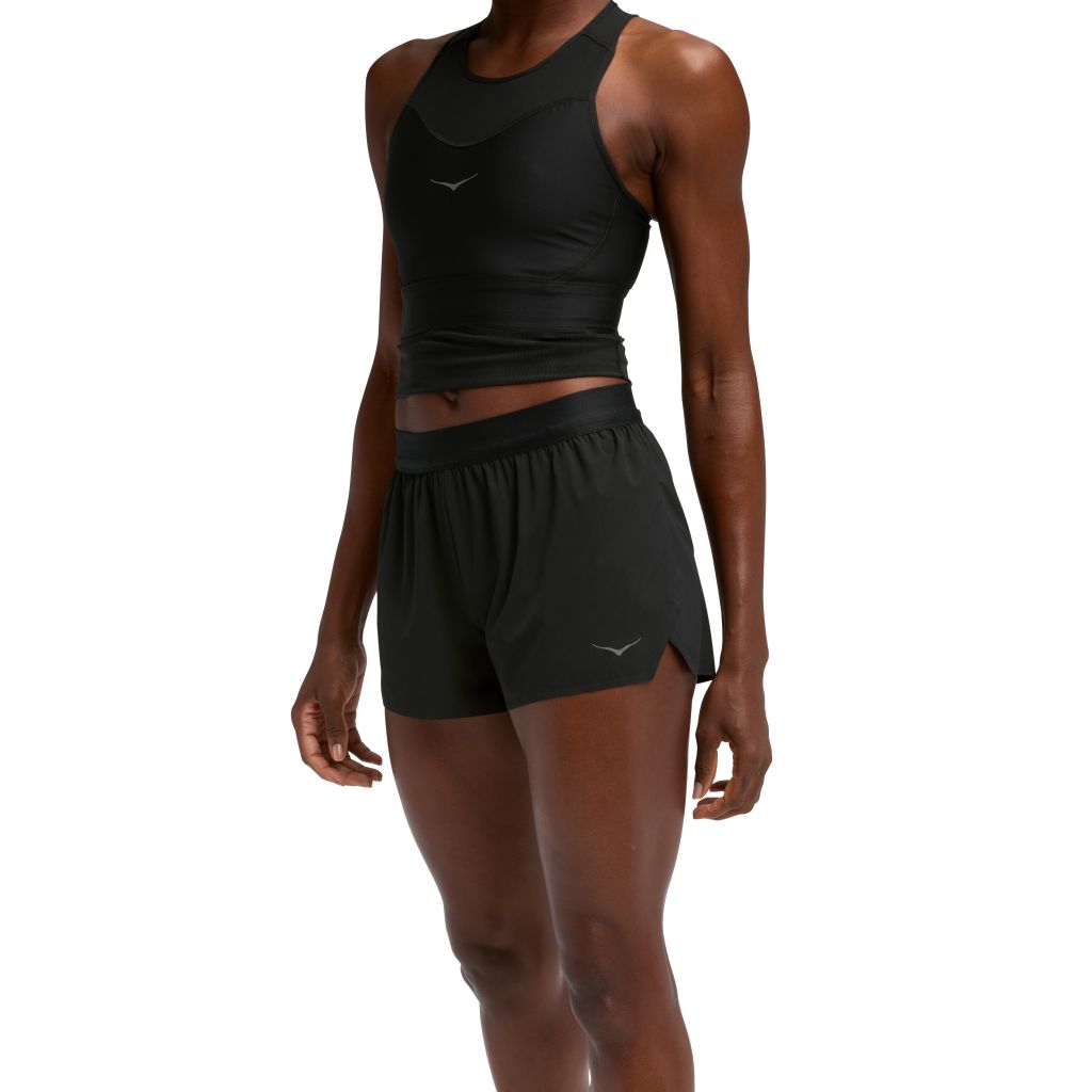 Hoka Race Day Split Short Bekleidung Damen schwarz L