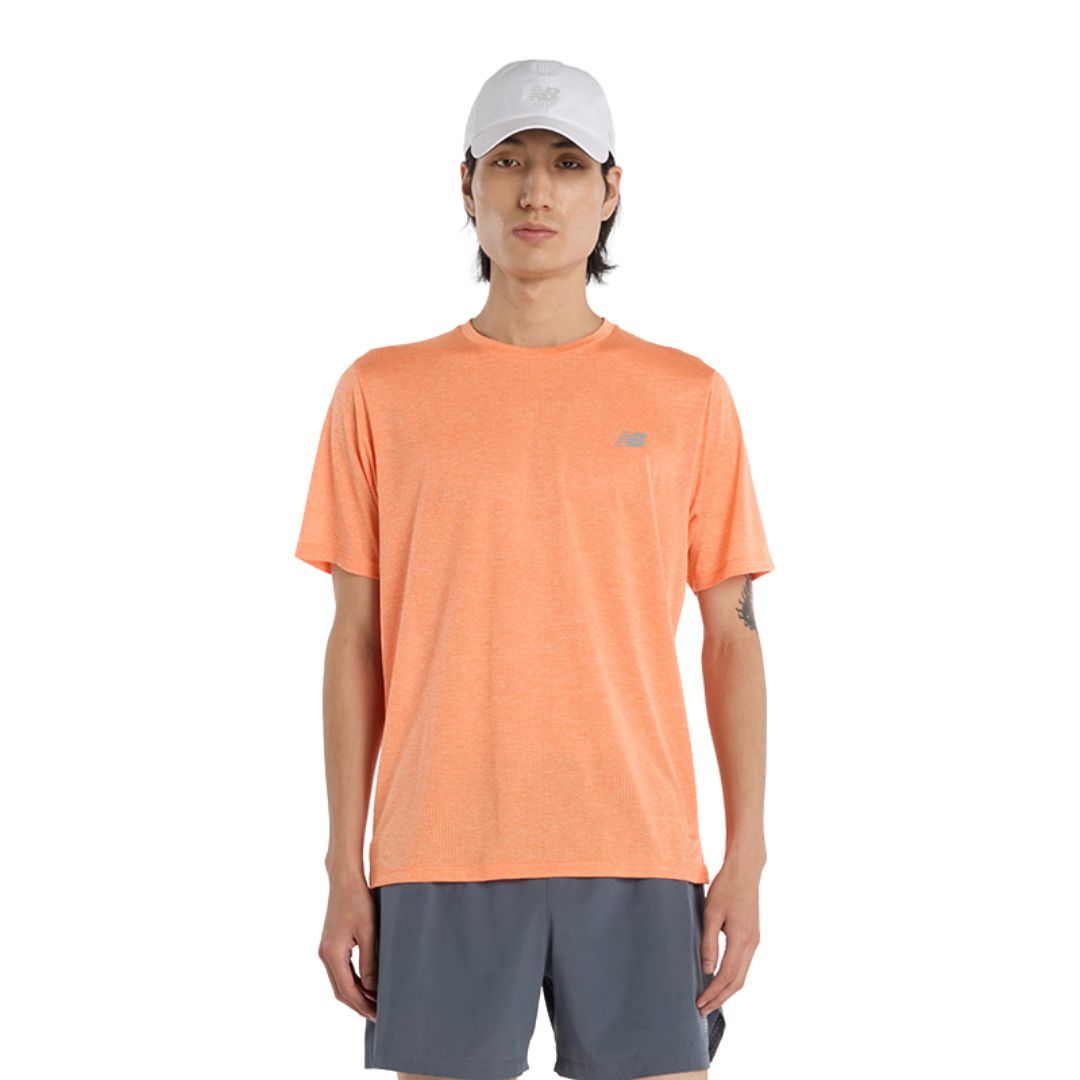 New Balance Athletics T-Shirt Bekleidung Herren rot L