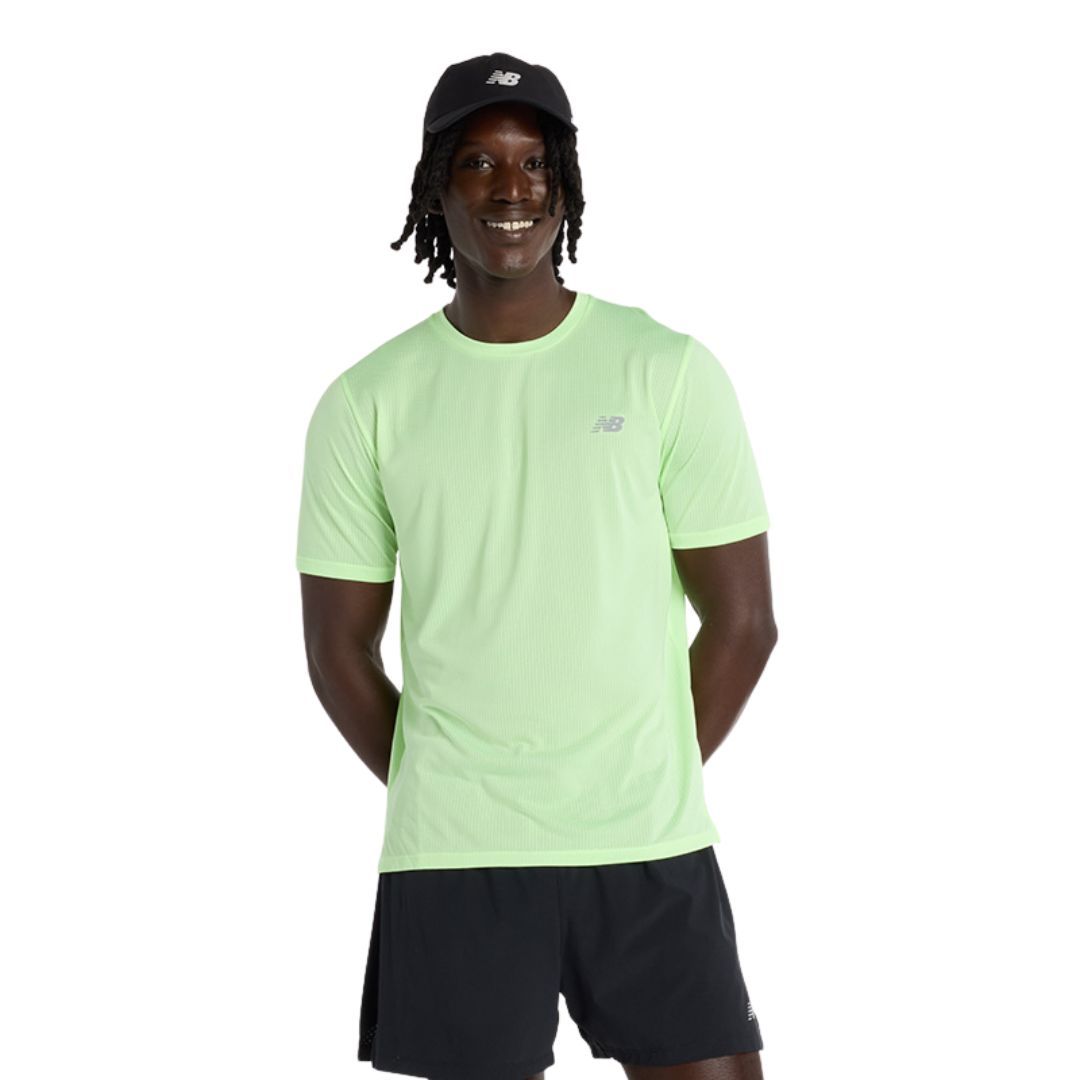 New Balance Athletics T-Shirt Bekleidung Herren grün XL