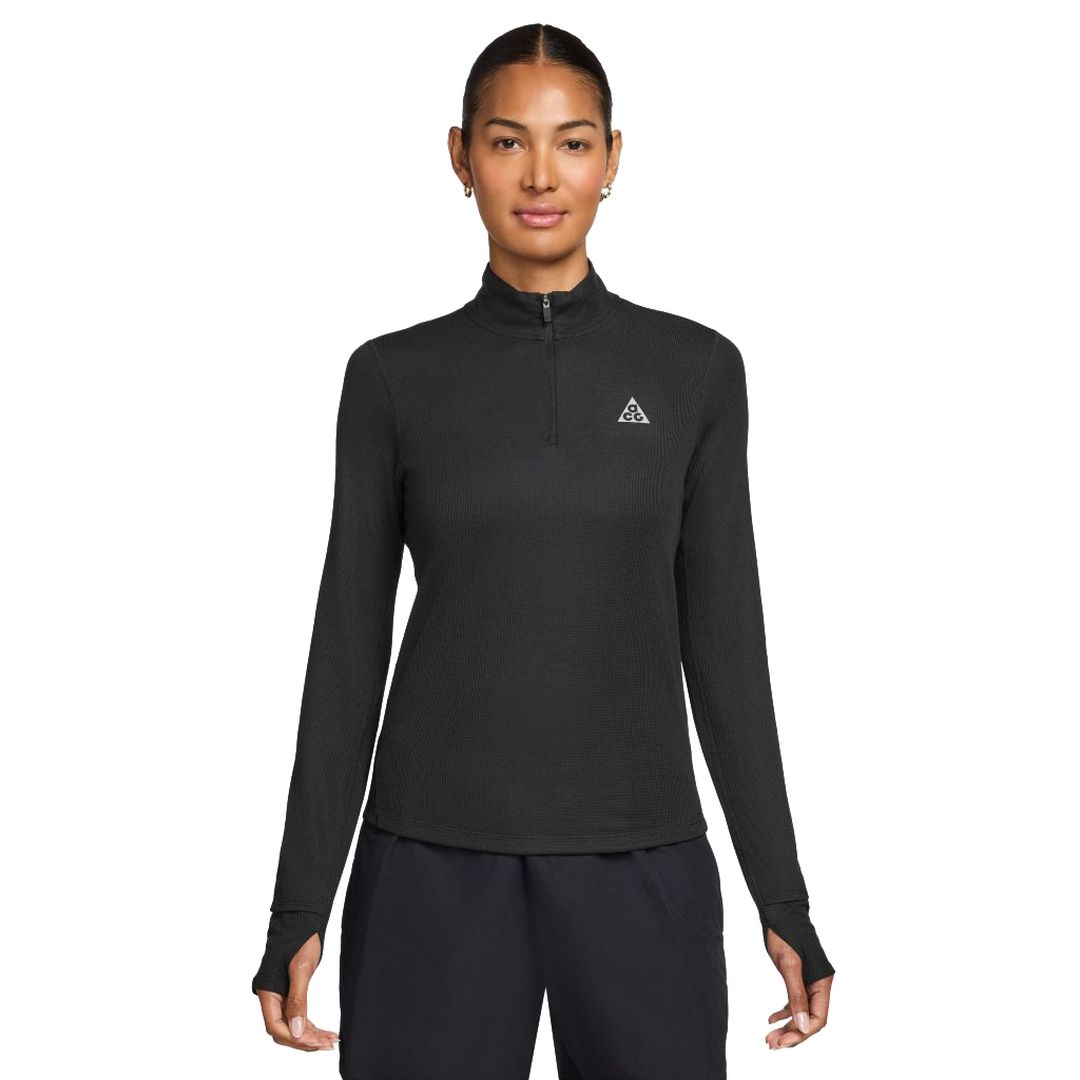 Nike Trail Dri-Fit Half-Zip Midlayer Bekleidung Damen schwarz M
