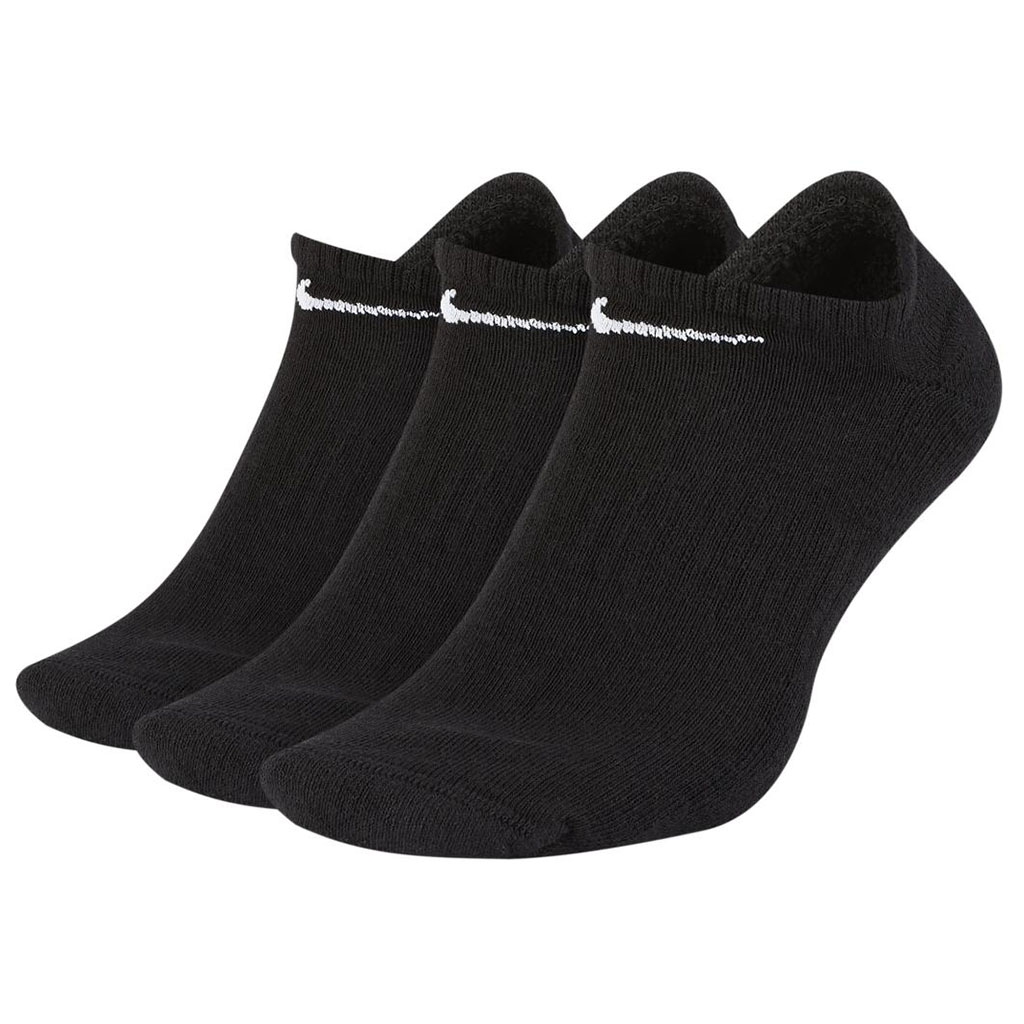 Everyday Cushioned Training No-Show Socks (3 Pairs) S Image