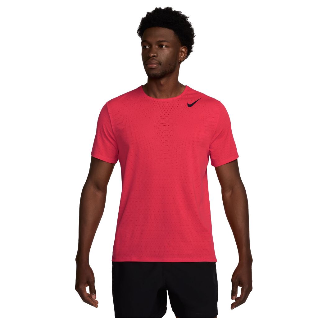 Nike Aeroswift Dri-Fit ADV Short Sleeve Bekleidung Herren rot L