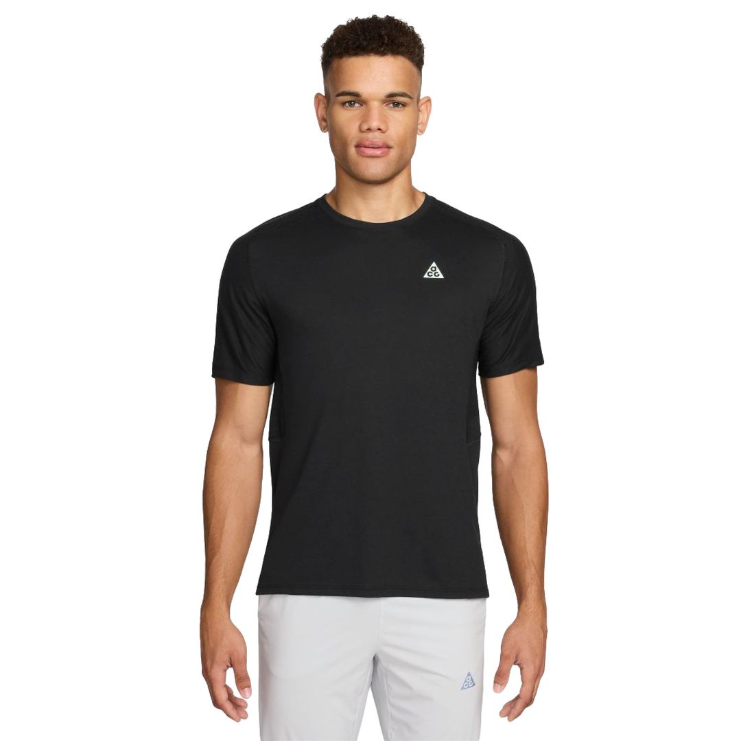 Nike Dri-Fit ADV Solar Chase Short Sleeve Top Bekleidung Herren schwarz L