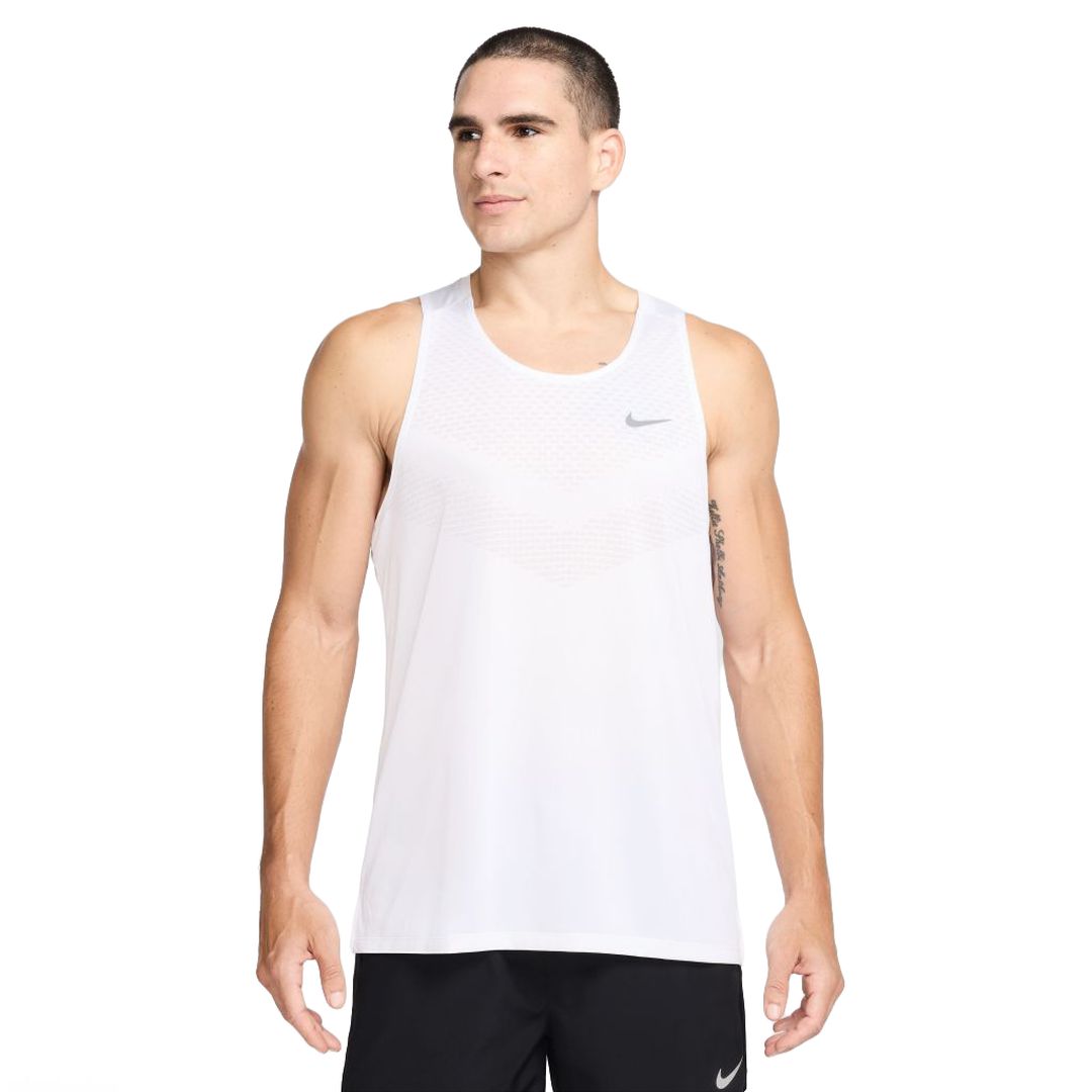 Nike Stride Dri-Fit ADV Tank Bekleidung Herren weiß M