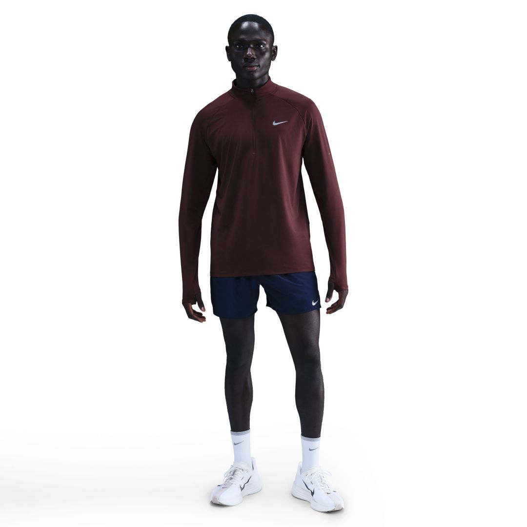 Nike Stride Dri-Fit Long Sleeve Shirt Bekleidung Herren rot L