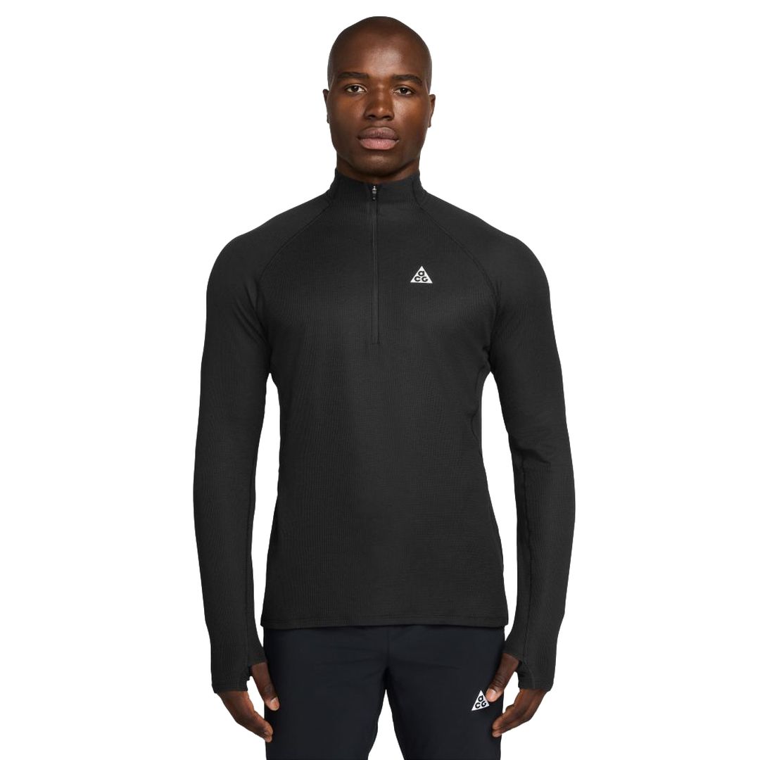 Nike Trail Dri-Fit Half-Zip Midlayer Bekleidung Herren schwarz L