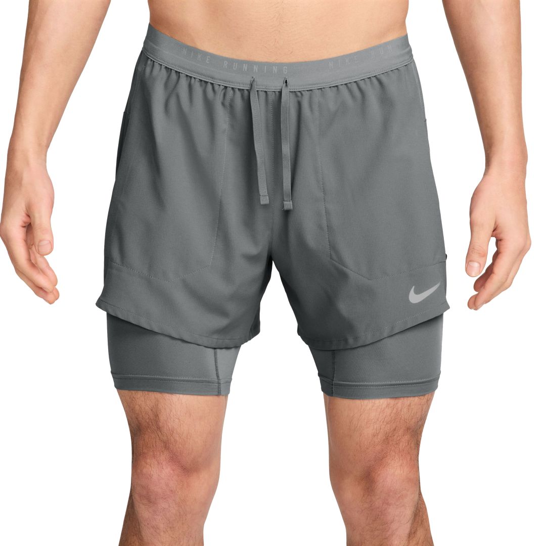 Nike Stride Dri-Fit 5-Inch Hybrid Shorts Bekleidung Herren grau S
