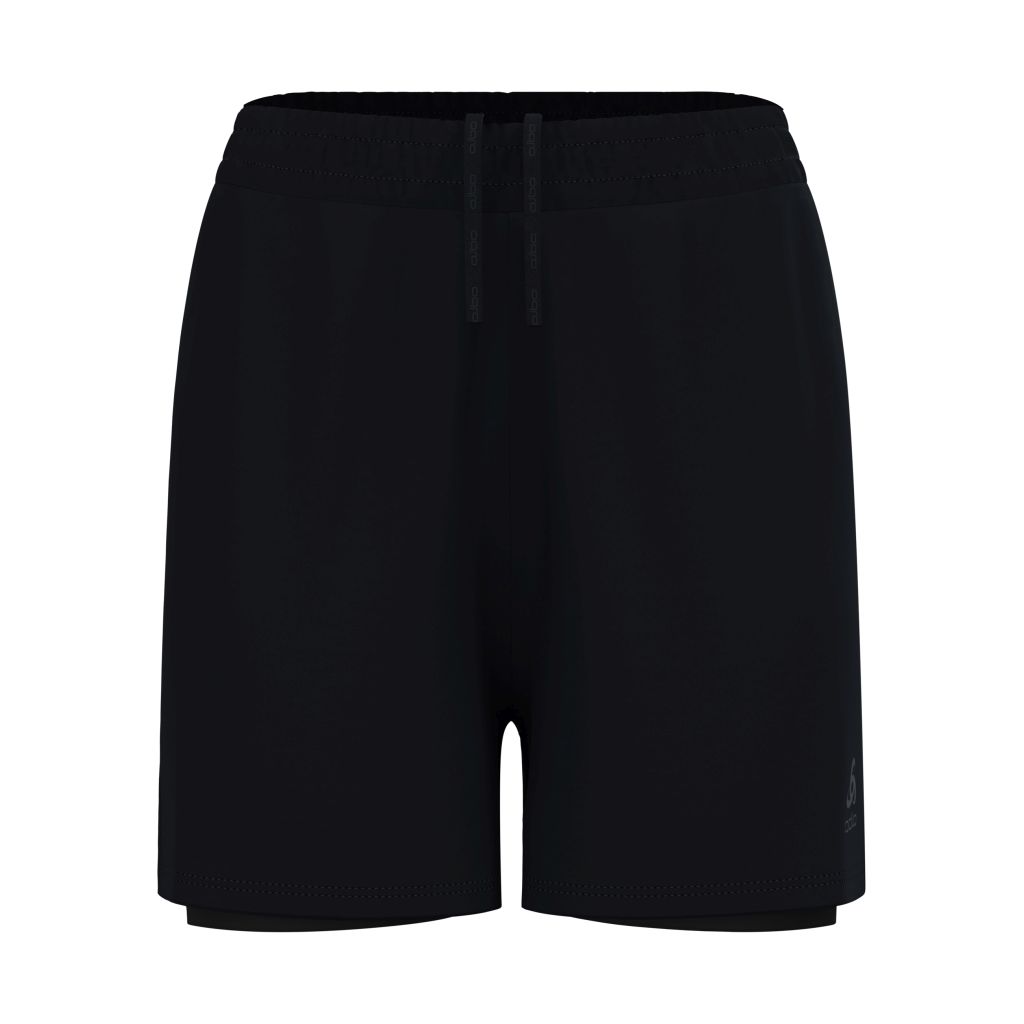 Odlo Essential 6 Inch 2-in-1 Short Bekleidung Damen schwarz S